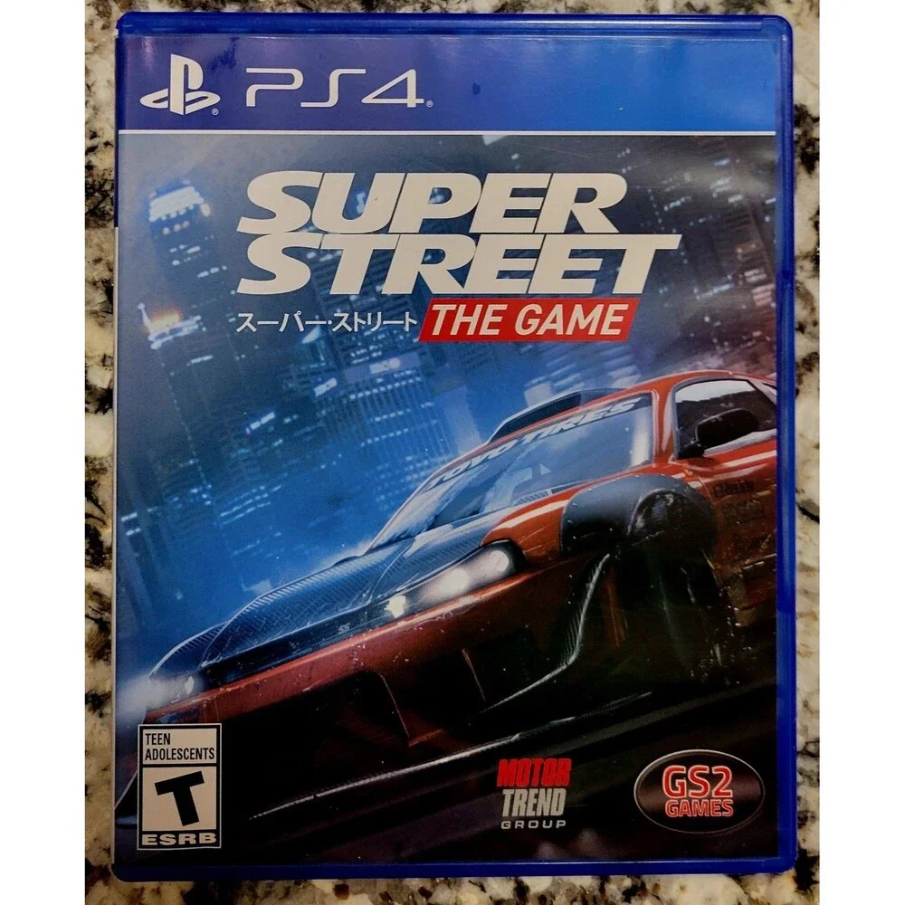 Super Street The Game -Sony PlayStation 4,NO MANUAL, CLN DISC, TESTED, FAST SHIP